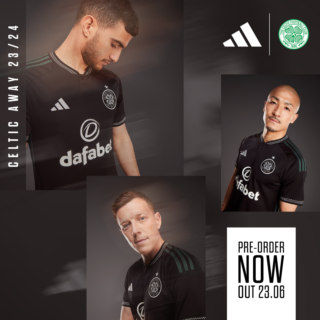 adidas Celtic 23/24 Away Jersey - Black