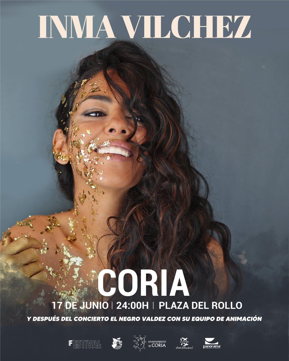 PanoramaProducc's tweet photo. ¡¡¡CORIA!!!
Recordad que empezamos las prefiestas de San Juan con un concierto de la talentosa:
💃INMA VILCHEZ💃
Después del concierto estará animando la noche el Negro Valdez🎧🎉.
🗓Este sábado 17 de junio
📌Plaza del Rollo de Coria https://t.co/1g0oazjWIu