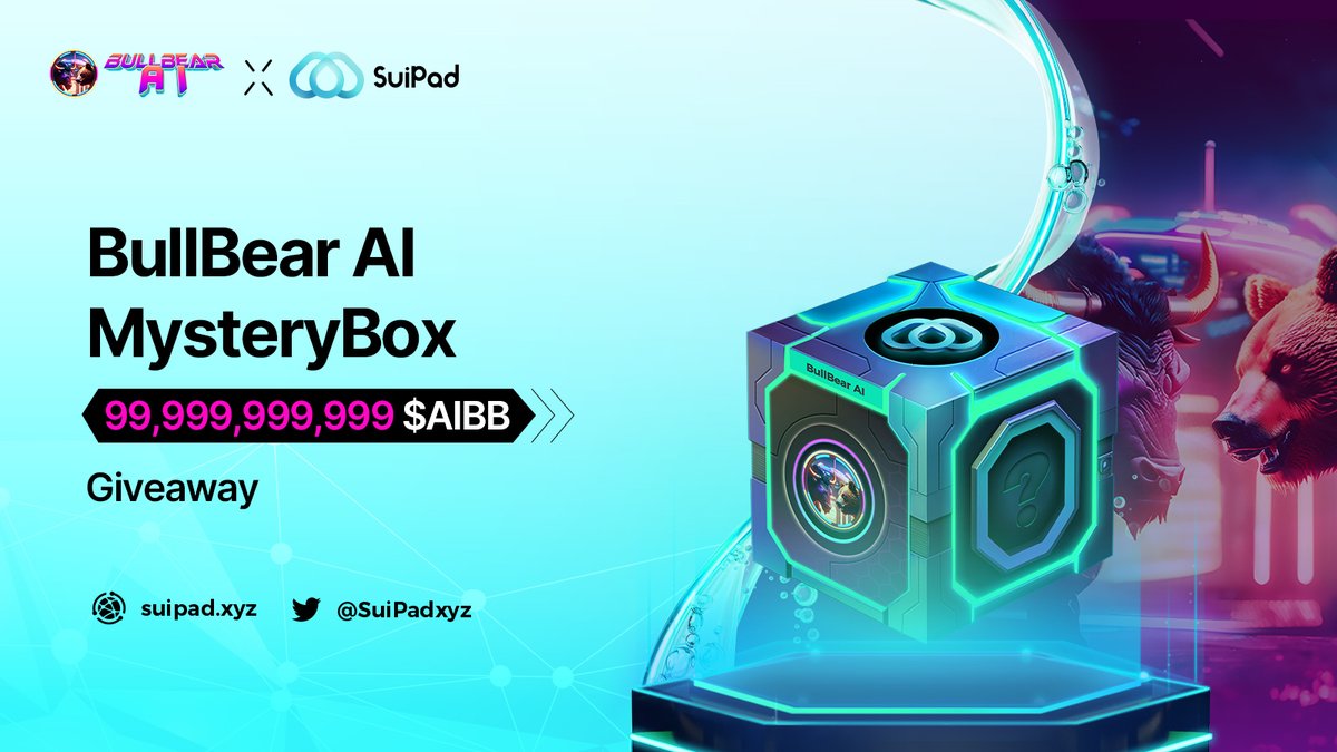 Ride the Wave of Partnership! 🌊

We are thrilled to announce our collaboration with @BullBear_ai, merging the powers of #Suipad and #bullbearAI to create a tidal wave of innovation in the crypto world! ⚡️

Get ready for the Galxe MysteryBox, where you can win incredible prizes,