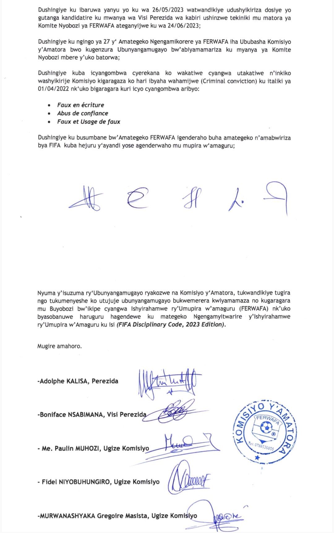 RadioTv10 Rwanda on Twitter "Rwanda Primus National League Top