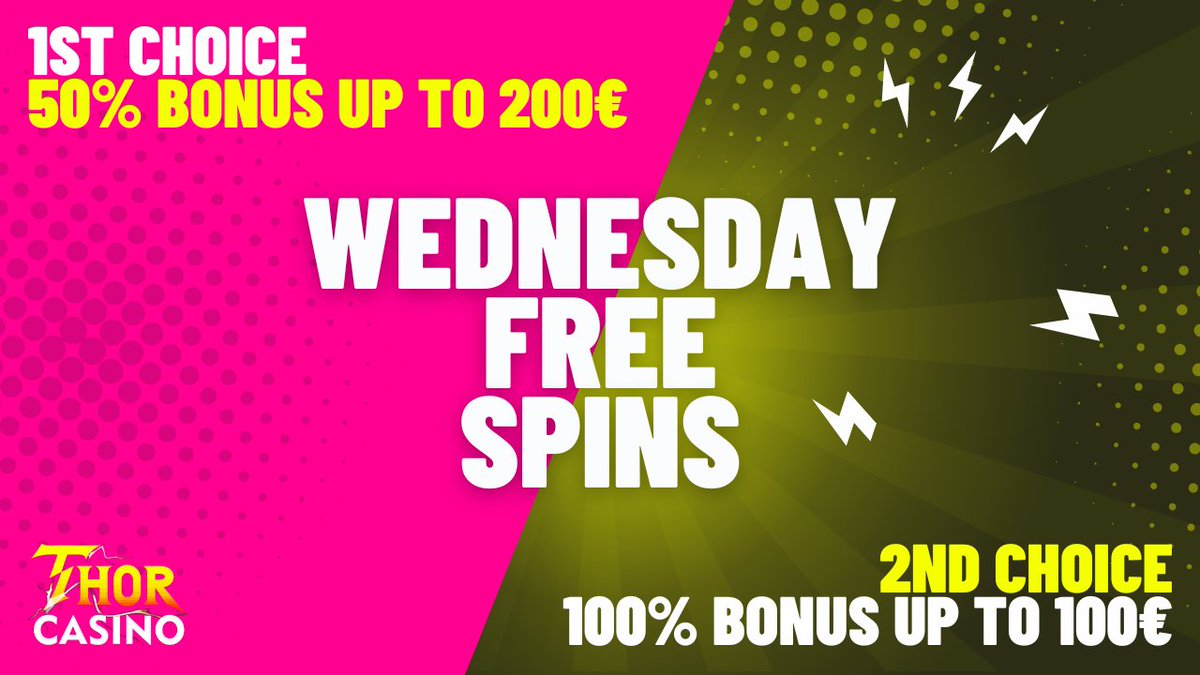 ThorCasino's tweet photo. Feel the Thunder! Start big with your boosted balance every Wednesday!
https://t.co/yPJ3e7ssV0
#thorcasino #online #onlinecasino #reloadbonus #bonus #deposit #cash #crypto #cryptofriendly #vpnallowed https://t.co/tGvGrB1Q5Y