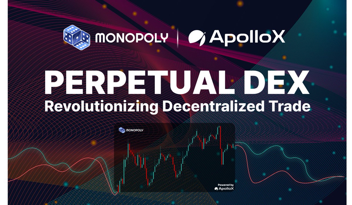 Monopoly Finance (💙,🧡) (@monopoly_fi) on Twitter photo 🔊Grand Launch of Monopoly Perpetual DEX!🎉
featuring <a href="/ApolloX_Finance/">Crypto.Panda</a> !
Leverage upto 150x
Deep Liquidity
Binance-like UI/UX
By collaborating with ApolloX, we continue to be more accessible, efficient, and beneficial to our users.
🌐Site
perp.monopoly.finance
#arbitrum 🔊Grand Launch of Monopoly Perpetual DEX!🎉
featuring <a href="/ApolloX_Finance/">Crypto.Panda</a> !
Leverage upto 150x
Deep Liquidity
Binance-like UI/UX
By collaborating with ApolloX, we continue to be more accessible, efficient, and beneficial to our users.
🌐Site
perp.monopoly.finance
#arbitrum