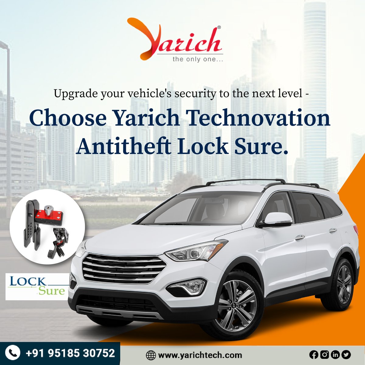 YarichTech's tweet photo. Secure your vehicle like never before - ๐๐๐ซ๐ข๐๐ก ๐๐๐๐ก๐ง๐จ๐ฏ๐๐ญ๐ข๐จ๐ง ๐๐ง๐ญ๐ข๐ญ๐ก๐๐๐ญ ๐๐จ๐๐ค ๐๐ฎ๐ซ๐ is your ultimate protection.
๐๐จ๐ง๐ญ๐๐๐ญ ๐๐ฌ:- 95185 30752
๐๐ข๐ฌ๐ข๐ญ- https://t.co/bB1NomSwmL
#yarichtech #yarich #carsafety #locksure #car #clutchlock #lock https://t.co/z8sCtYQ1Jf