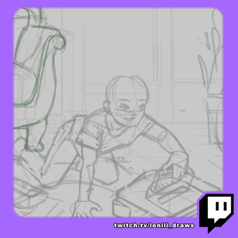 scar3cr0ws's tweet photo. Good morning, you beautiful people of the universe! 💕 We will continue with this piece today at 8PM CET! Come join me at https://t.co/1HkoZuew75 https://t.co/rHDErKJiJh