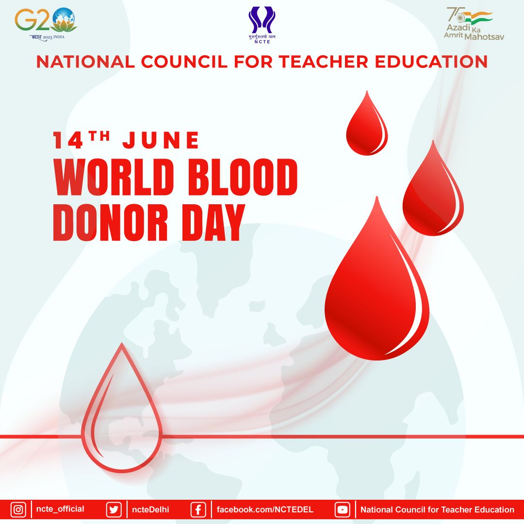 #WBDD2023: This World Blood Donor Day, let us pledge to donate blood and help someone in need because every drop we donate, gives life to someone.
Donate blood today and make a difference for a lifesaving contribution.