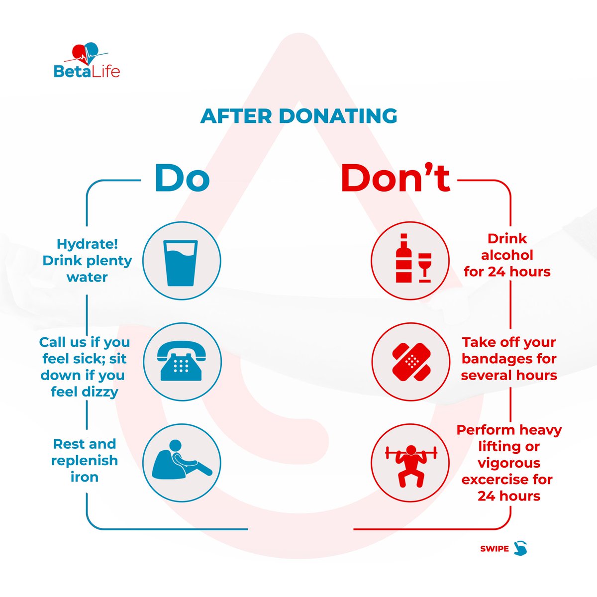 BetaLifeHealth's tweet photo. Saving a life starts with your donation. Join us in celebrating Blood Donor Day 2023 and learn about eligibility and donation tips.
#BloodDonorDay2023 #DonateBlood #SaveALife #Eligibility #DonationTips #GiveBlood #BloodDonationAwareness #BecomeADonor #BloodDrive #BloodBank https://t.co/eX5iGpZmIr