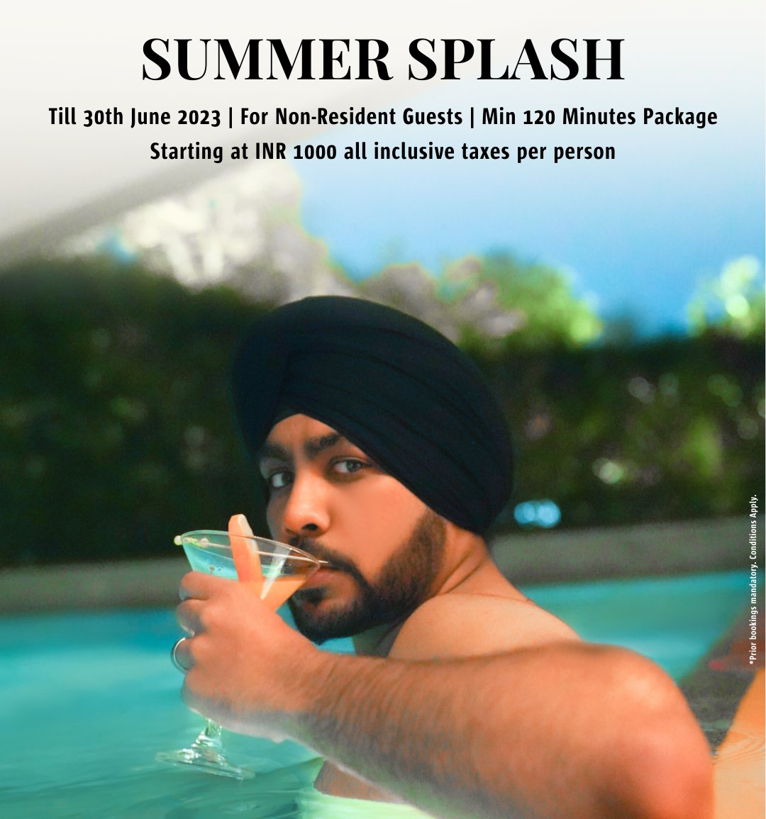 Dive into pure bliss this summer with our #SummerSplash offer!

*Special packages for Non-Residents | Till 30th June 2023

For details: +91 9810 979 588, +91 11 6638 1185

*Prior bookings are mandatory.

#VivantaNewDelhiDwarka #ExperienceWithVivantaDwarka #Dwarka