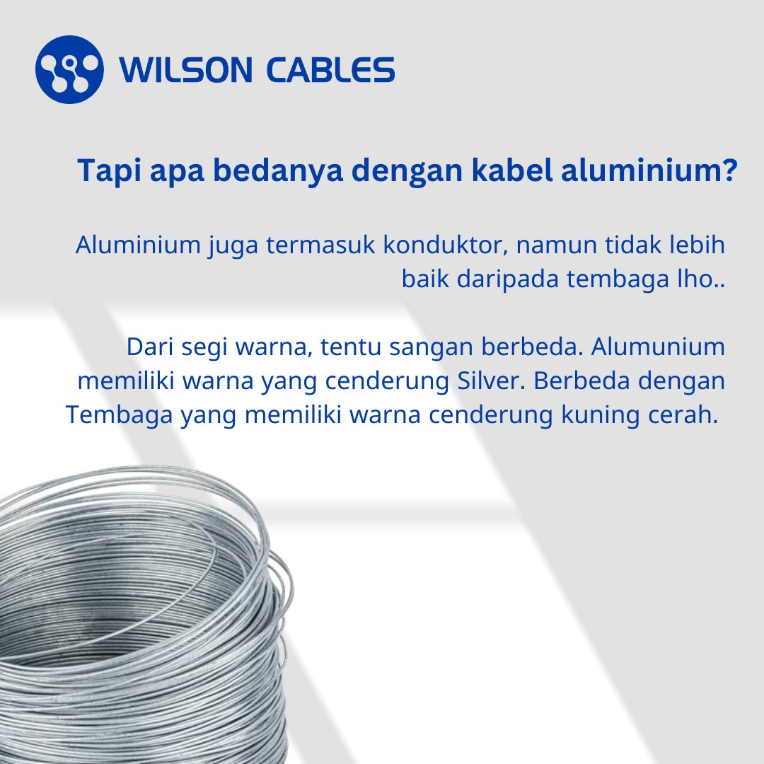 WilsonCable's tweet photo. Ramai Kabel Tembaga dicuri dari proyek KCJB😮‍💨, tapi ada yang tau ga Kabel Tembaga itu apa? Lalu apasih bedanya dengan kabel aluminium? Yuk mari kita bahas… https://t.co/YGIh1SOHCY