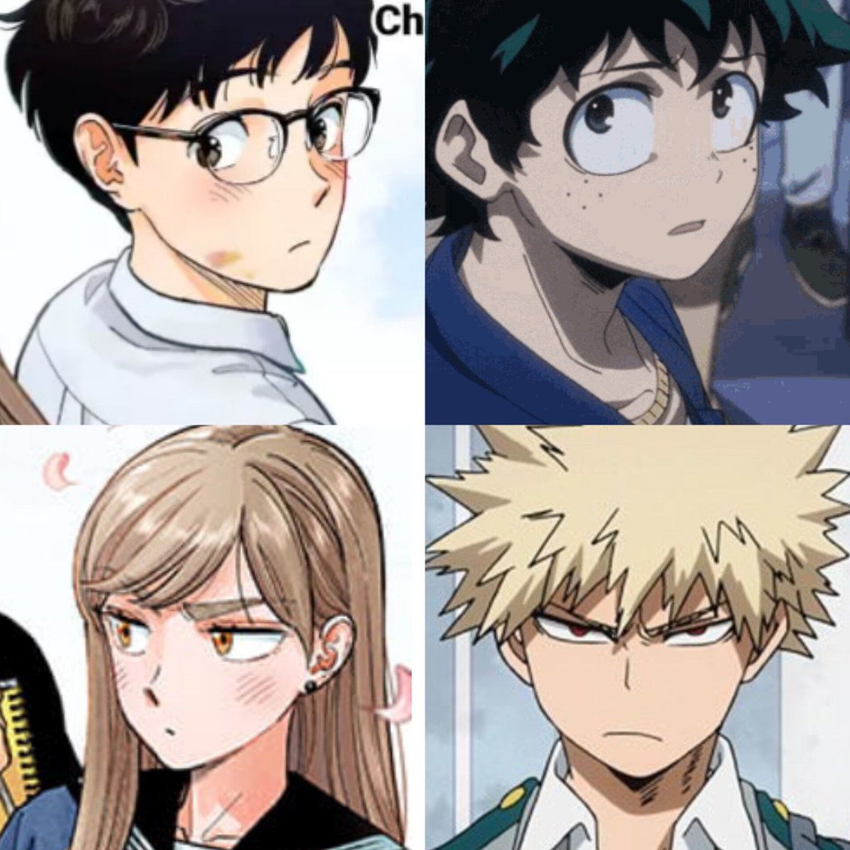 Now hold on a second, why do they look a Shoujofied version of Deku and Bakugo? lmao