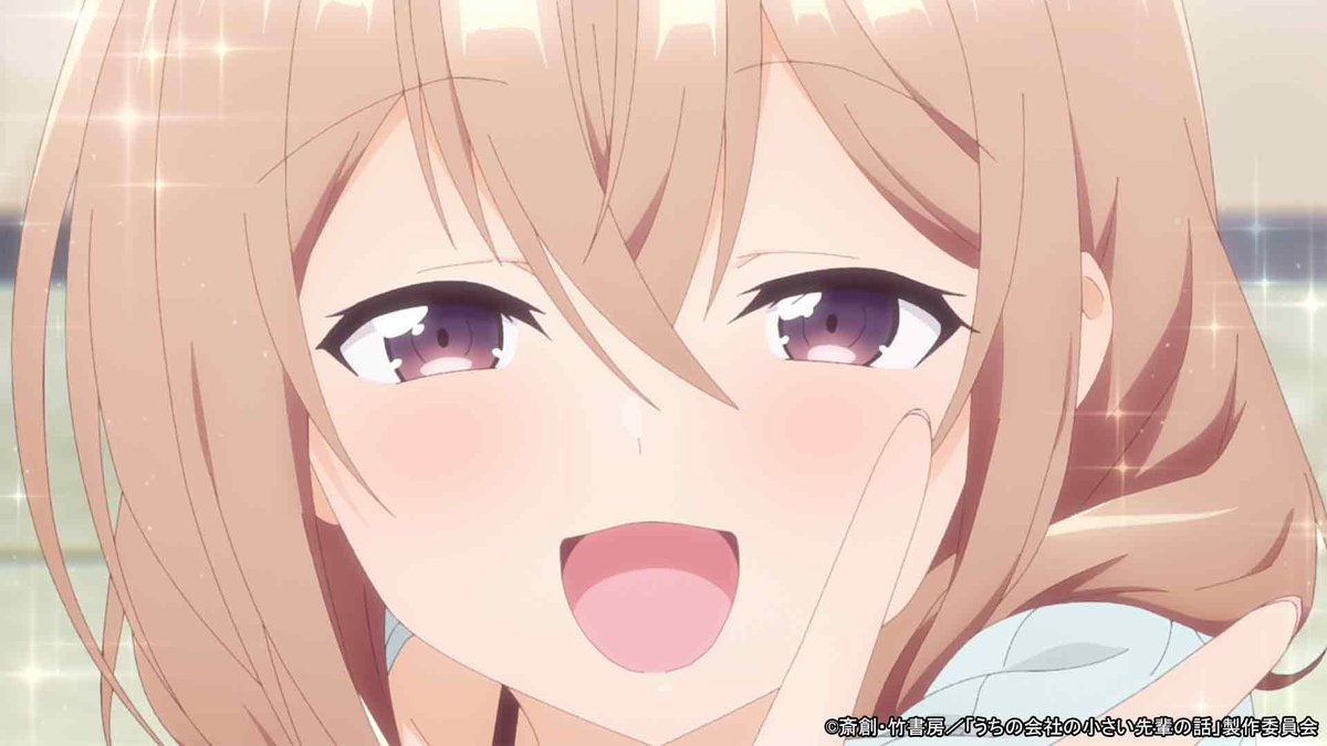 うちの会社の小さい先輩の話 立花日菜 直筆サイン入り ポスター 夏アニメ『うちの会社の小さい先輩の話』立花日菜＆新祐樹