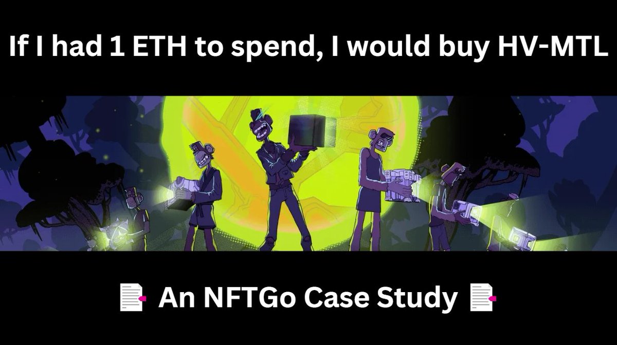 MetaPassionNFT's tweet photo. Last week in @TasteMakerz_XYZ, we learned about the cool analytics tool called @nftgoio! 

And now it is time to put what we learned into practice through a case study - if you had 1 $ETH, what would you buy based on NFTGo analytics? 

#NFTGoCaseStudy #NotFinancialAdvise https://t.co/7ZeC2FQYvn