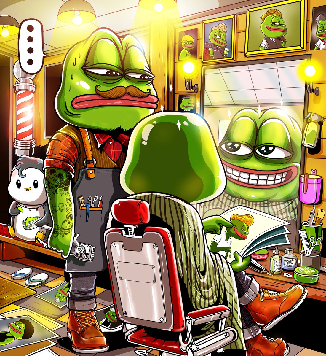 purpdranknotaro's tweet image. Gn famolam sleep well !

Getting a haircut tmrw so I can look human again and imma onboard my barber onto $pepe