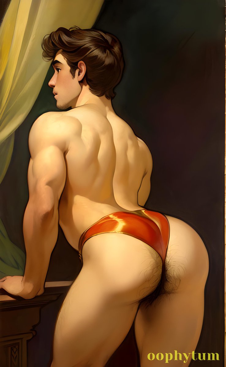 oophytum's tweet photo. Sinuous Curves
#rear_view #hairy_men #HairyQueen #queerart #homoerotic_ai https://t.co/Q9HIq6Q4uz