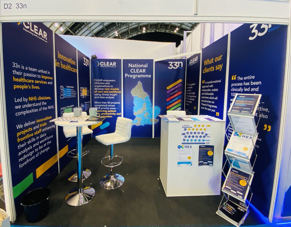 We’re ready to meet you on stand D2 as #NHSConfedExpo gets underway today! Hear more about our #NHS #transformation work using our CLEAR @clear4care methodology. There's also a special offer for #NHSConfedExpo delegates on our health economics and @clear4care Essentials courses