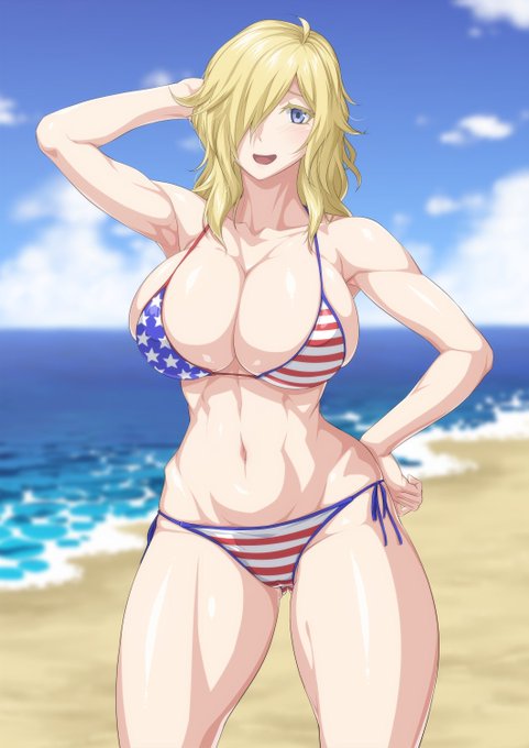 なるほど、今日は星条ビキニ絵を再掲していい日なのか。 