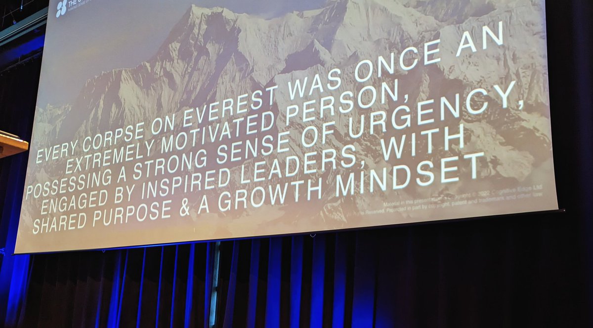 Opening Keynote by <a href="/snowded/">ᗪᗩᐯᕮ SᑎOᗯᗪᕮᑎ 🏴󠁧󠁢󠁷󠁬󠁳󠁿 🇪🇺</a> at #XP2023 recommending all adults to go watch #Frozen2 for "all I can do is the next best thing"