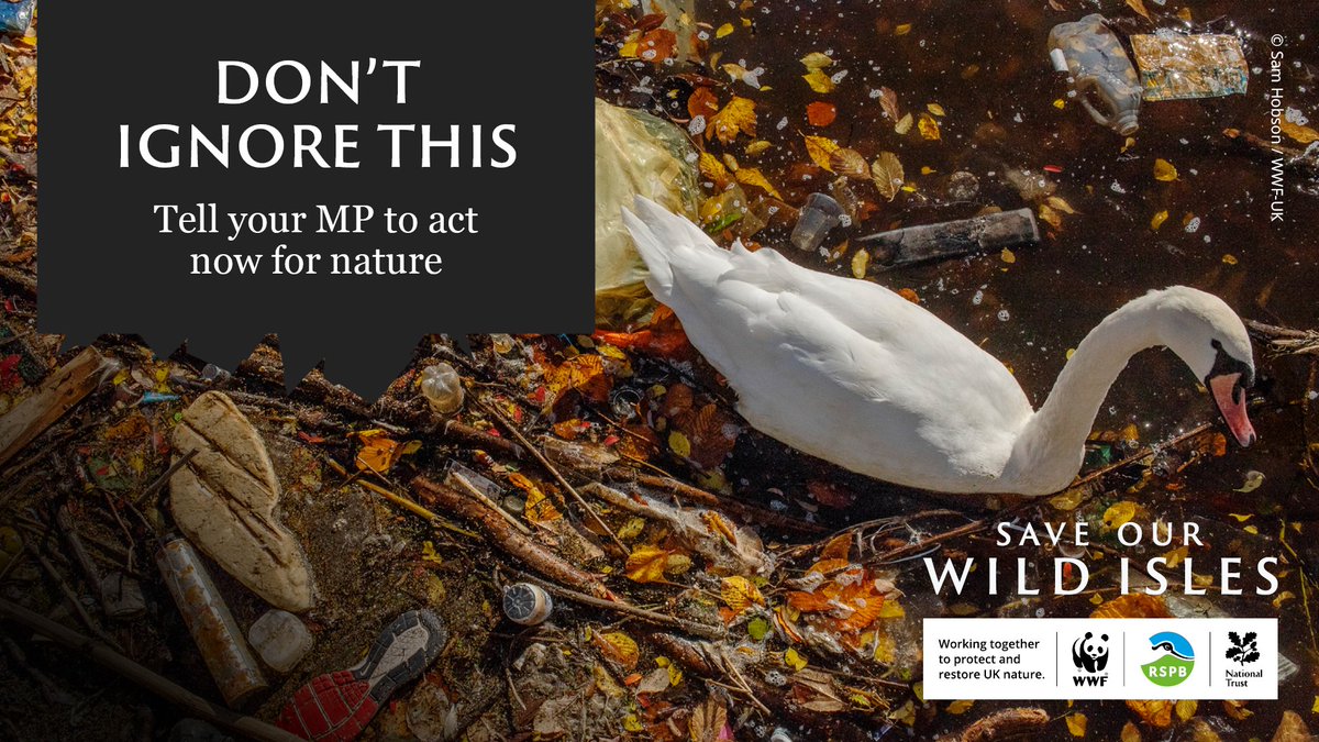 ⚠️ Our leaders are standing by while nature is destroyed. ⚠️ 

We know nature is in crisis, but together we can save it. If enough of us speak up, we can’t be ignored. 

In just a few clicks, tell your MP to act for nature now &amp; #SaveOurWildIsles. 👉 fal.cn/3z4Br