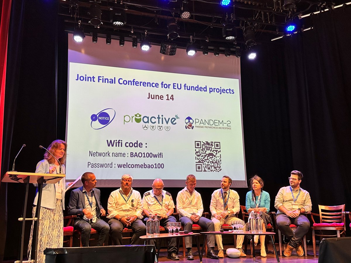 2⃣nd day of the #JointFinalConference began with synergies between EU funded projects on🤝 #CBRNe🧪☣️☢️⚛️💣 : @peers_eu, @H2020Including, @resist_project, @VERTIgO_EDIDP #MELODY, @COVINFORM_EU, @FIREINProject, #EUBULLSEYE
#JATERROR, @NGTriageEU, @HoloZcan, @NOFEAR_EU.