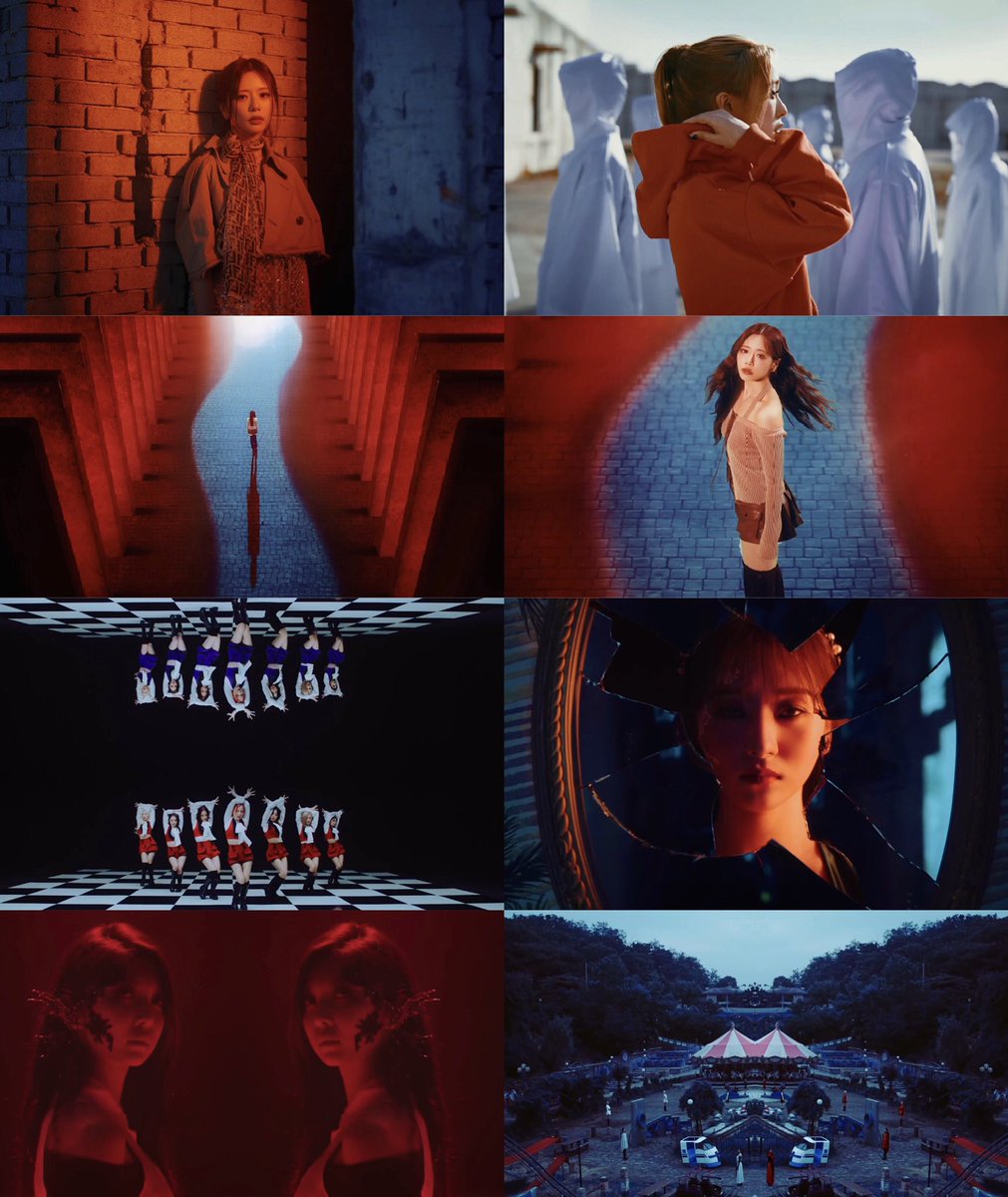 I’ve been thinking about this since the first time I saw BONVOYAGE’s music video, that it really reminds me of BEcause! Especially the colorstory and the contrasts.