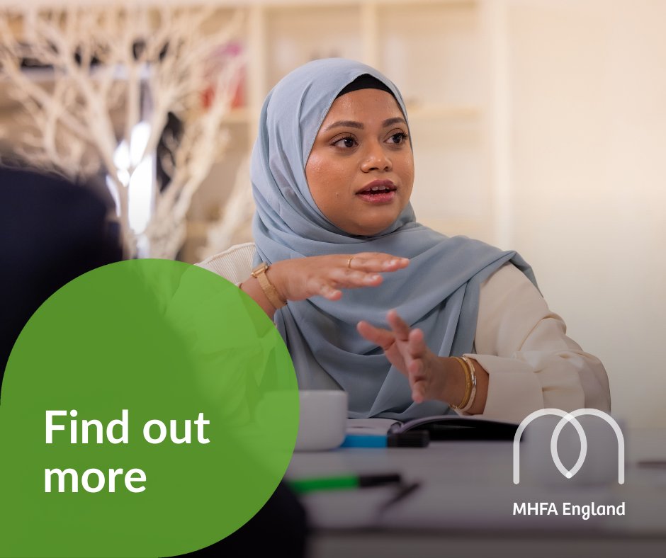 Are you looking to create a mentally healthy workplace?

By training an MHFA England Instructor Member in-house, you can offer a tailored learning experience, helping your people thrive.

Learn more about our redeveloped training programme here: bit.ly/3oIWsrs