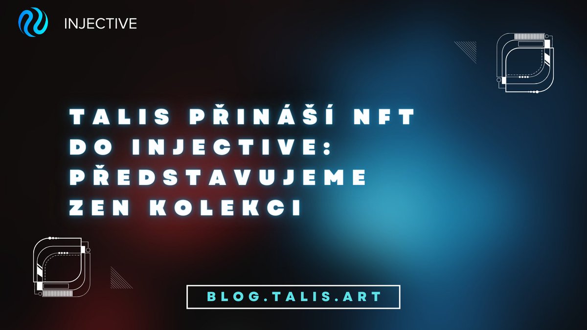 InjectiveCZ's tweet image. Talis přináší NFT do @Injective_ : Představujeme Zen kolekci

Medium post:
medium.com/@ucanseeoffici…
#web3 #defi $inj