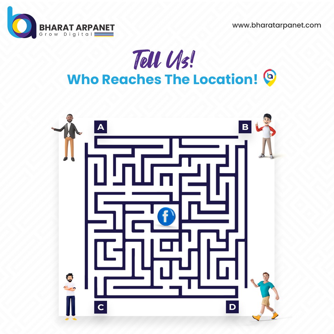 Who will be the first to reach the destination? Solve the Puzzle and Find Out!
Get ready to win✨
.
#bharatarpanet #Quizalert #win #puzzle #DigitalMarketingAgency #DigitalMarketing #DigitalMarketingQuiz #socialmediamarketing #KnowYourSkills #quiztime #quizinstagram