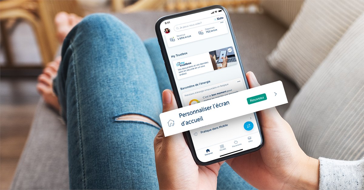 CBC Mobile fait le plein de nouveautés🔥 Désormais, vous pouvez personnaliser votre écran de connexion, votre écran d'accueil, sélectionner vos services supplémentaires favoris et détecter plus facilement les messages frauduleux avec My Trustbox📱#mobilebanking