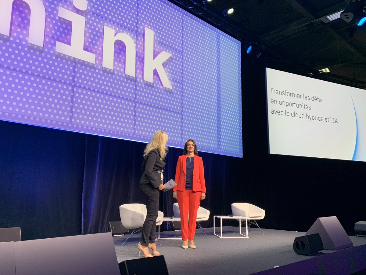 CreditMutuelAF's tweet photo. Euro-Information et Crédit Mutuel Alliance Fédérale souhaitent une bonne journée de réflexions stratégiques autour du cloud privé/hybride, de l’IA générative et du quantique aux participants du #Think2023 #ThinkParis #VivaTech - ouvert ce matin par @kosowski_b @Ana_P_Assis.  #watsonx