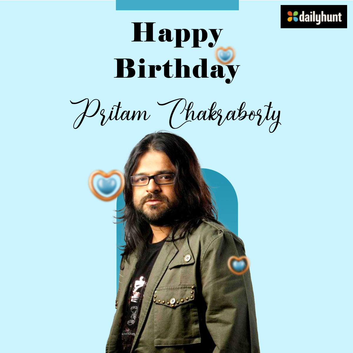 मशहूर संगीतकार, वादक और गायक #PritamChakraborty को जन्मदिन की ढेरों शुभकामनाएं 🎉🎂🎶🎵🎼❤️
@ipritamofficial 

#HappyBirthdayPritamChakraborty #HBDPritam #singer #music #composer #instrumentalist #Bollywood #Songs #birthdaywishes #dailyhunt