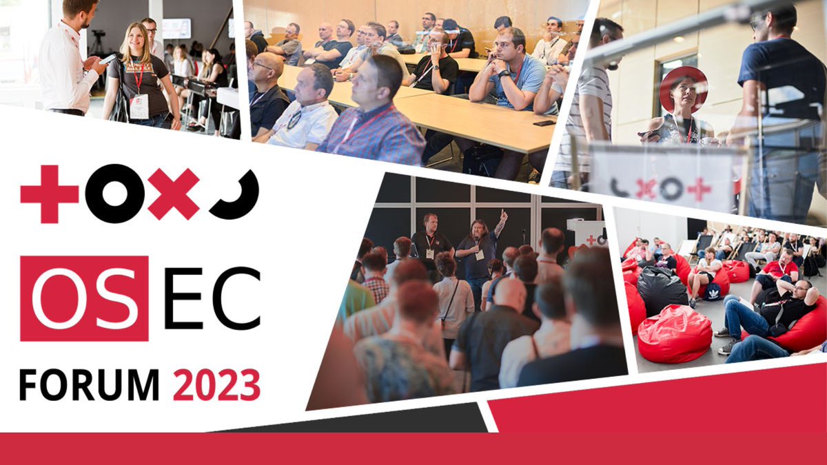 #OSECFORUM2023 już 20 czerwca!
To jedno z najbardziej oczekiwanych branżowych wydarzeń związanych z technologią i infrastrukturą IT. Zobacz agendę i zarejestruj się! osecforum.pl/agenda/
To już ostatni moment :)
Do zobaczenia w Warszawie w Centrum Nauki Kopernik.
#osecforum