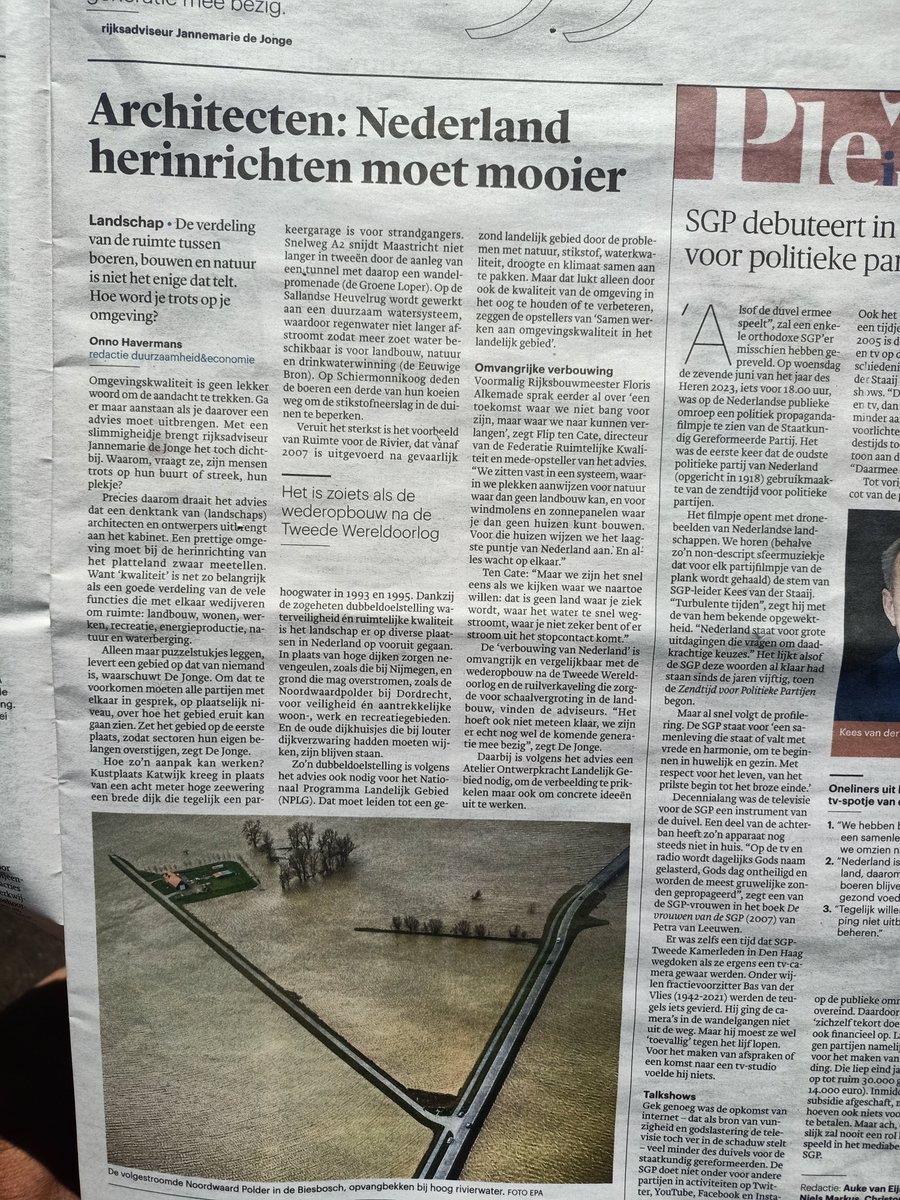Met vandaag een fraai artikel hierover in Trouw!