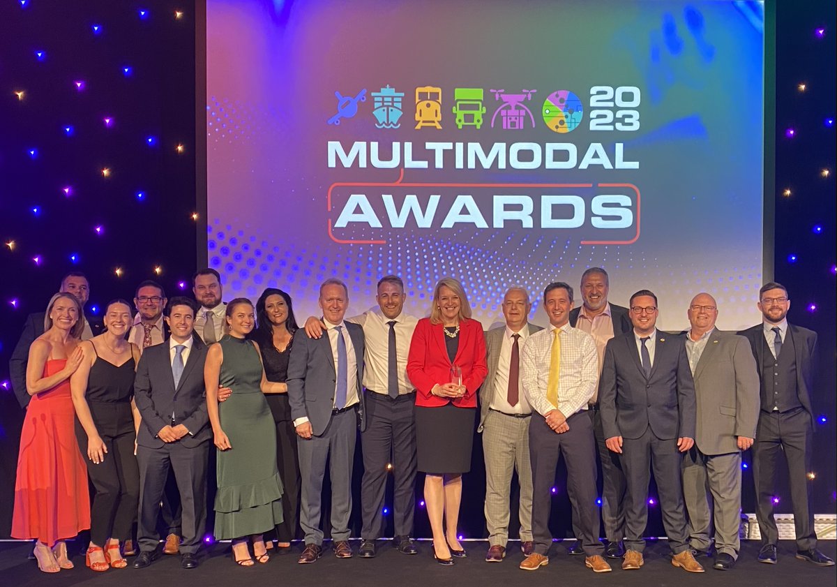 🏆 Rail Freight Company of the Year 🏆

We are incredibly proud to have been named 'Rail Freight Company of the Year' at last night's @multimodal awards!

#RailFreight #Freightliner #Multimodal23 #OneJourneyOneProvider