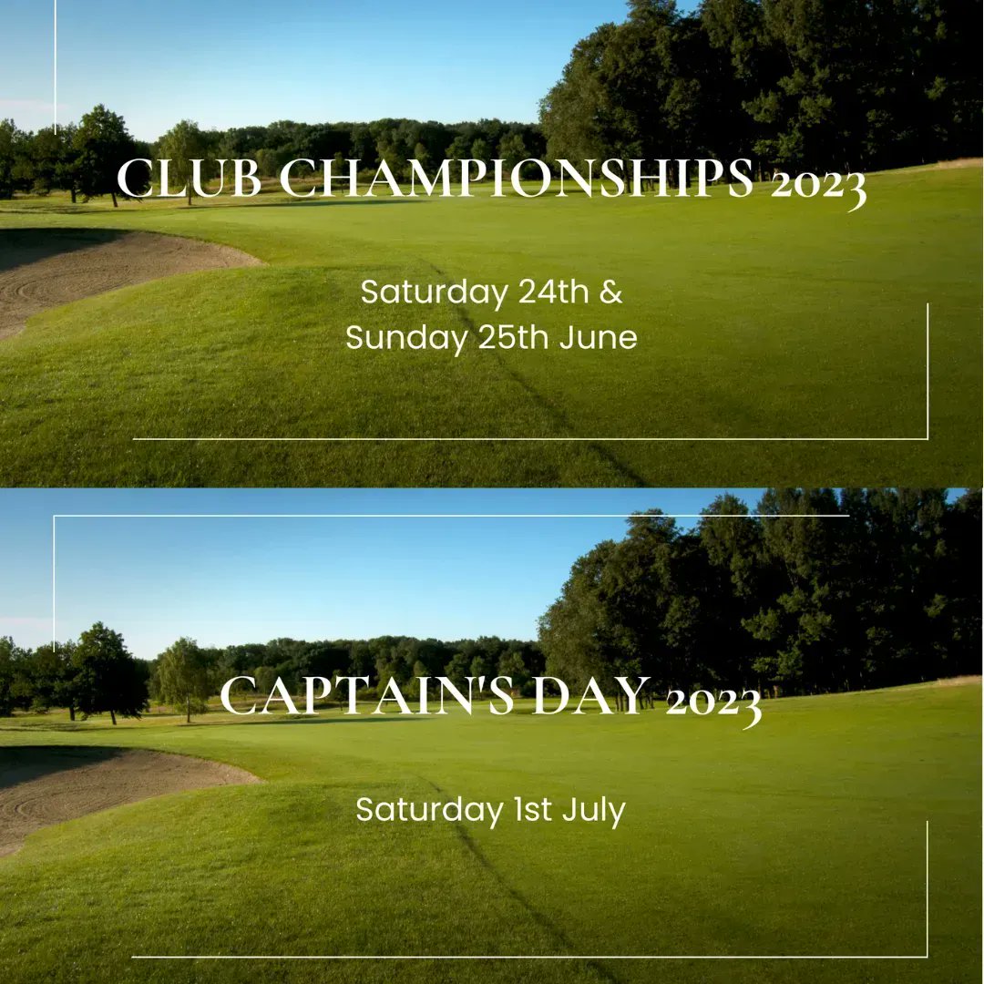 SuttonGreenGolf's tweet photo. Dates for our members. Our big summer competitions are on the way. Have you signed-up yet? 

Interested in becoming a member at Sutton Green? Learn more about our range of membership options here >>> https://t.co/I6XhZevY9Z https://t.co/uUbWMbNnlC