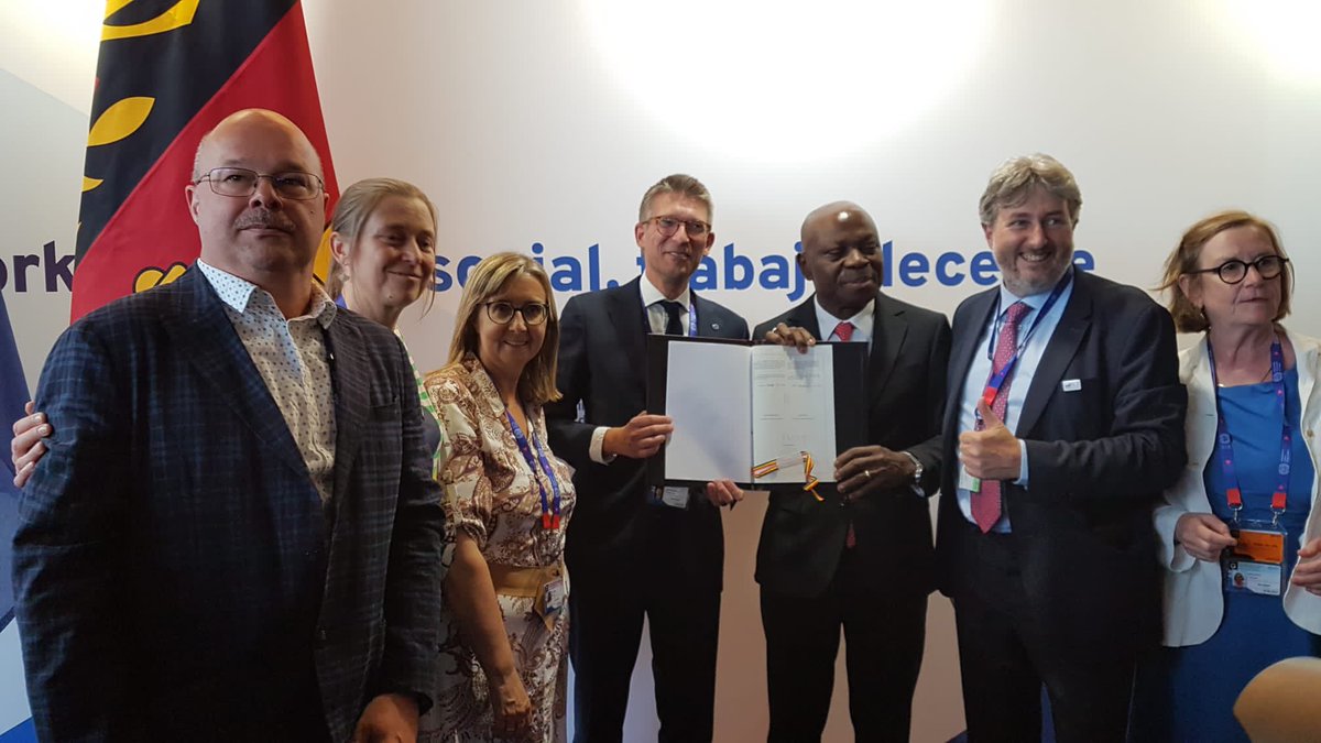 Yesterday Belgium ratified the ILO Convention 190 on gender-based violence. Were are proud that CGSLB could be part of this important process! #ratifyC190 #ILC2023 @ACLVB @CGSLB @ituc