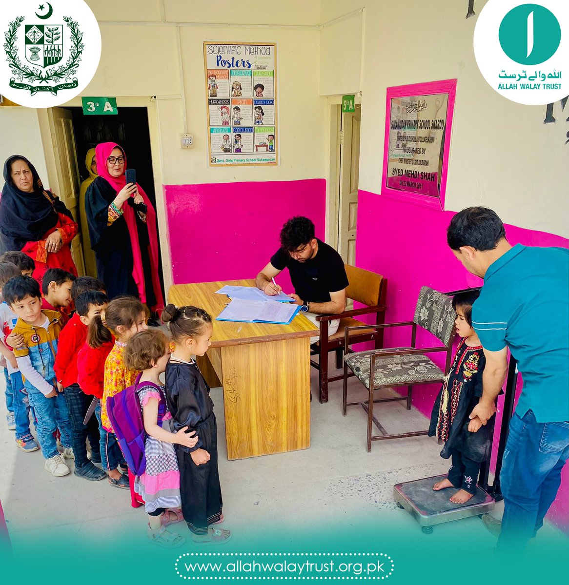 AllahWalayTrust's tweet photo. Allah Walay Trust School Meal Program team visited Sukamidan Primary School Skardu & conducted BMI camp where Allah Walay Trust is going to start its school meal program soon.
#Allahwalaytrust #donatenow #schoolkhanaprogram #impactofschoolmeal #transforminglives #educationforall https://t.co/Ub8YeTOsc7