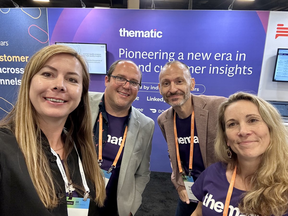 Day 2️⃣ of @forrester CX is on! Find the team at booth 321 to learn more about unlocking the potential of customer feedback at scale with the power of AI 🤖 

We’ve got a surprise lined up for anyone who attends the booth. Stop by to find out what it is …

#ForrCX #forrester