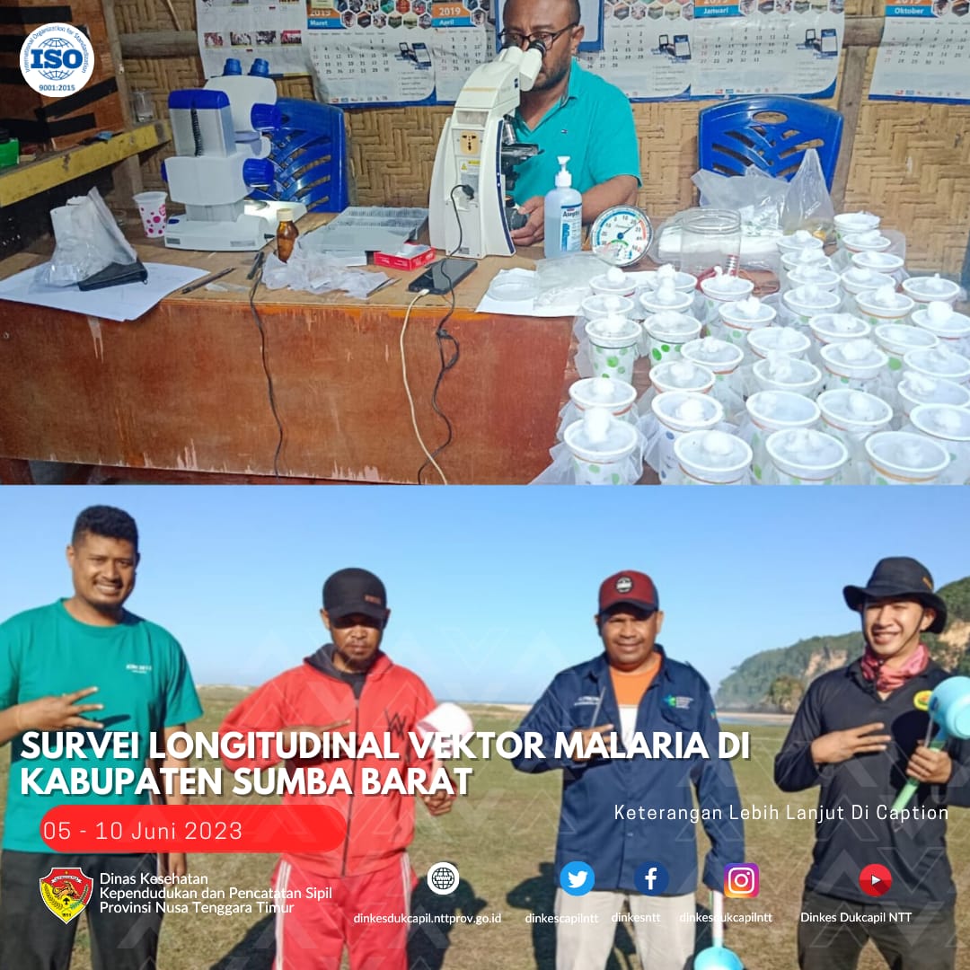 dinkesntt's tweet photo. 05 - 10 Juni 2023
Kegiatan Survei Longitudinal di laksanakan di kabupaten sumba barat di puskesmas Gaura pada desa Harona Kalla.
#dinkesdukcapilntt2023 #P2PM #malaria #SISMAL #surveilongitudinal https://t.co/oTVsSkFkB4