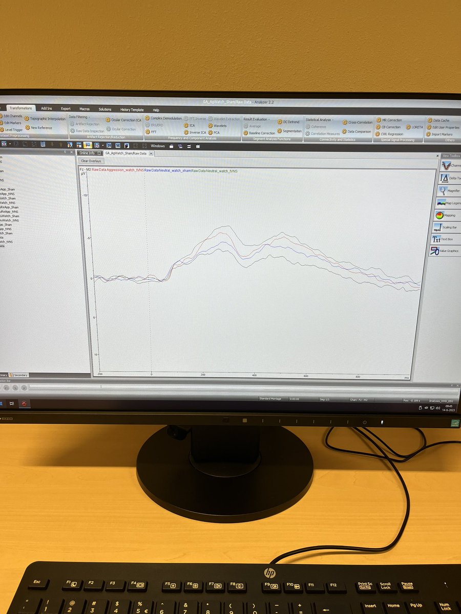 Busy analyzing the data of our #taVNS-EEG study on #emotion regulation and #aggression 🤩#SAFERlabEUR <a href="/ForensicLegalP1/">Forensic&LegalPsy_EUR</a> @TheWeezer76 <a href="/ChristophSzeska/">Christoph Szeska</a>