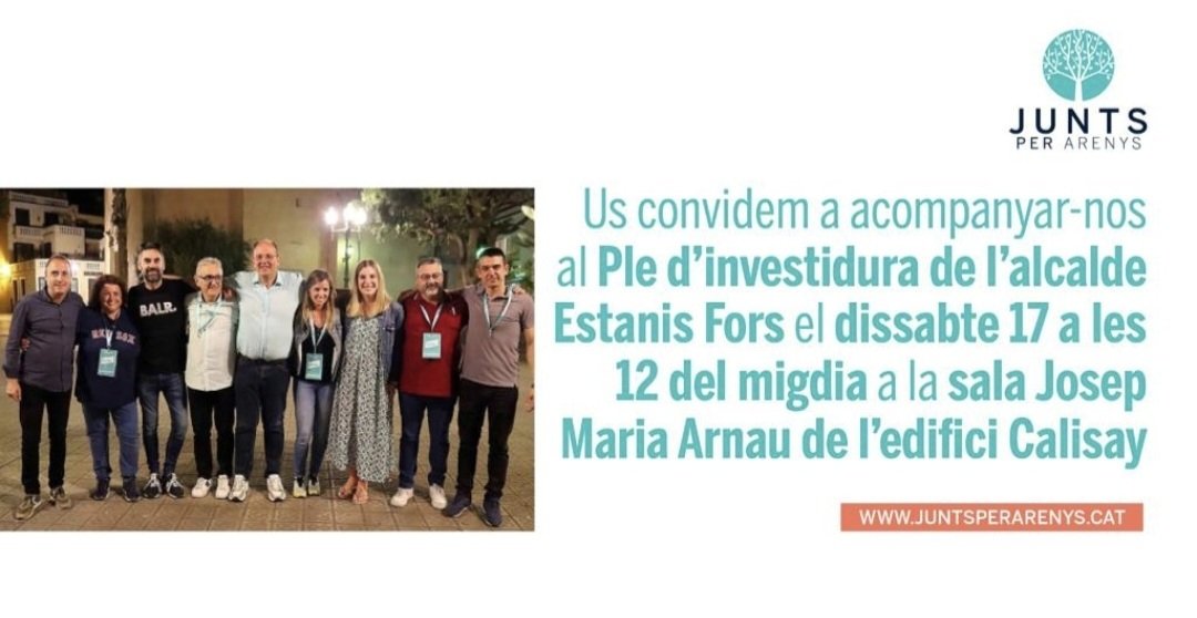 👉Hi esteu tots convidats

#arenysdemar
#plemunicipal
#juntsperarenys
#junts