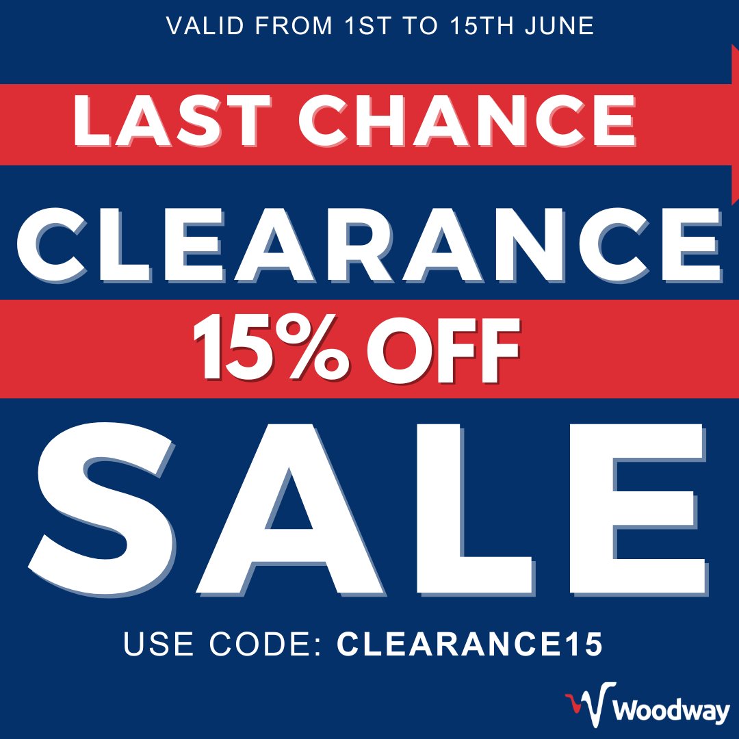Don't miss out on 15% off on our clearance section👉lnkd.in/da44uWT!   Use code: CLEARANCE15. #wednesdayvibes #clearancesale #lastchance #limitedtimeoffer #emergencyservices