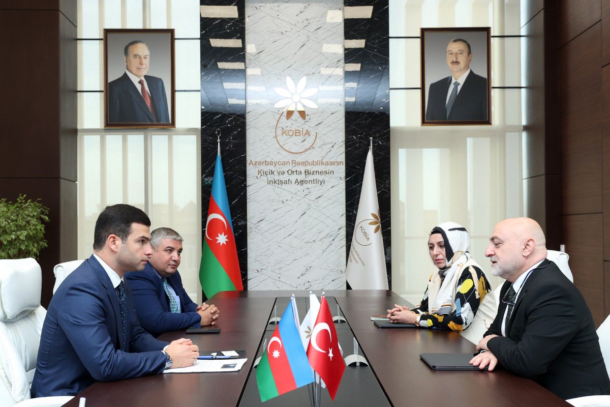 Türkiyə Katılım Bankları Birliyinin <a href="/TkbbOrgTr/">Türkiye Katılım Bankaları Birliği</a> Baş katibi İsmail Vural <a href="/ismailunyevi/">İsmail Vural</a>  ilə görüşdə #KOB-ların maliyyə resurslarına çıxışı, mövcud maliyyə alətləri, alternativ #maliyyələşdirmə və #əməkdaşlıq imkanlarına dair fikir mübadiləsi apardıq.