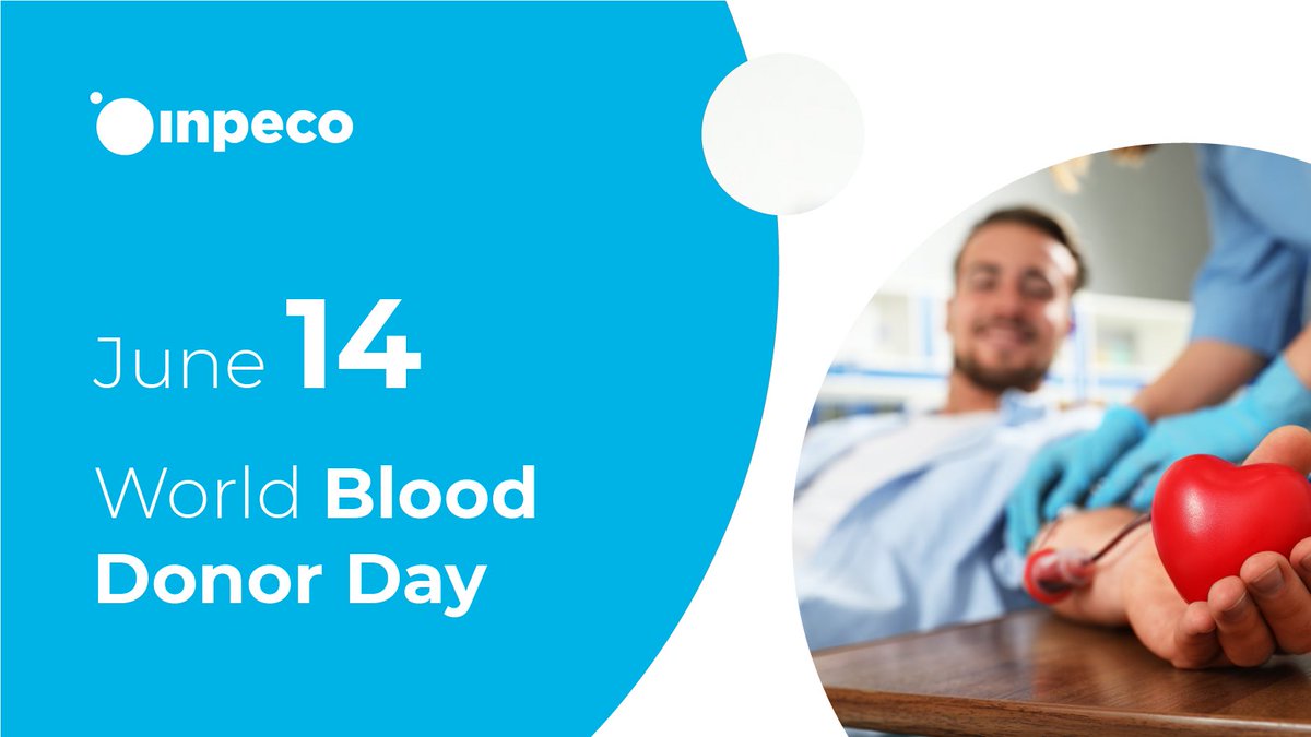 InpecoHealth's tweet photo. Celebrate heroes saving lives through blood donation on World Blood Donor Day. Join us in raising awareness and inspiring others to donate.​
​
Together, we make a global impact.​
#WorldBloodDonorDay #DonateBlood #Inpeco #ClinicalLab #LaboratoryMedicine https://t.co/hfizE0szVx