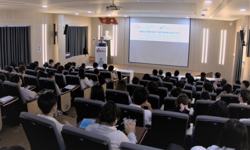 MekongInstitute's tweet photo. In celebration of the World Food Safety Day (WFSD) 2023, MI and the Industrial University of Ho Chi Minh City (IUH) collaborated on a forum in Viet Nam. Read more: https://t.co/1gNhrnm7NH
#WorldFoodSafetyDay #FoodStandardsSaveLives #PROSAFE #NZAP https://t.co/KLH6eHie7v