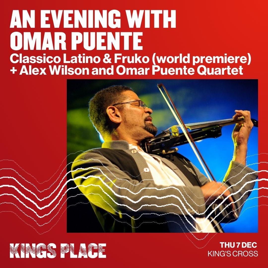 The Omar Puente Alex Wilson Quartet is back!  7th December at <a href="/KingsPlace/">Kings Place</a>, London, alongside the Colombian artist FRUKO and a whole host of musicians.  Tickets here: kingsplace.co.uk/whats-on/jazz/…