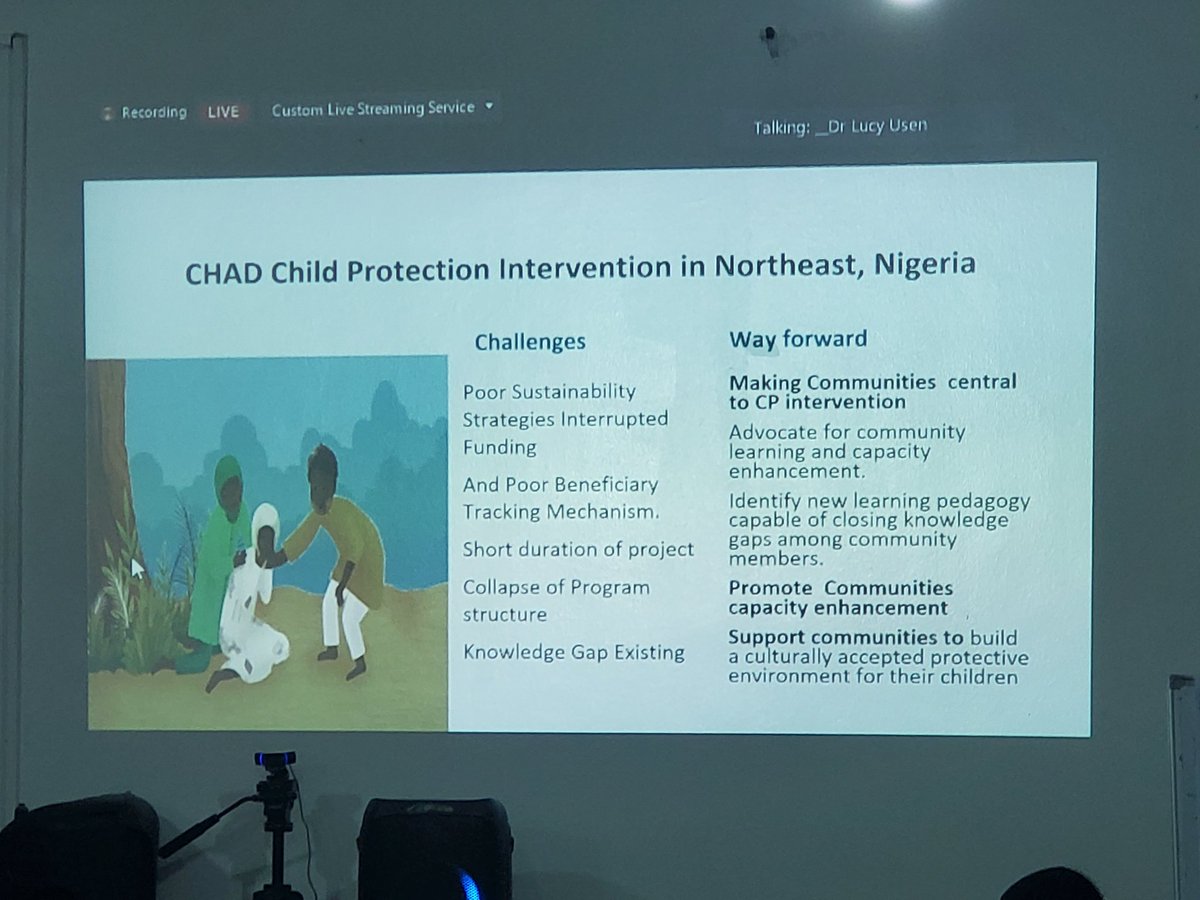 Challenges and way forward as it relates to child protection intervention in NorthEast, Nigeria. 

Speaking is Dr Lucy Usen from CHAD International

#AM2023 #ChildProtection #CPHA
