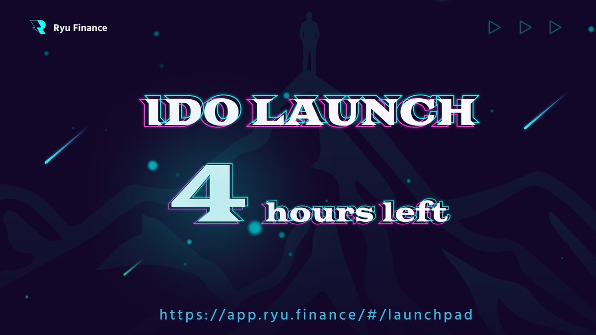 Ryu Finance IDO Countdown: 4 Hours

app.ryu.finance/#/launchpad