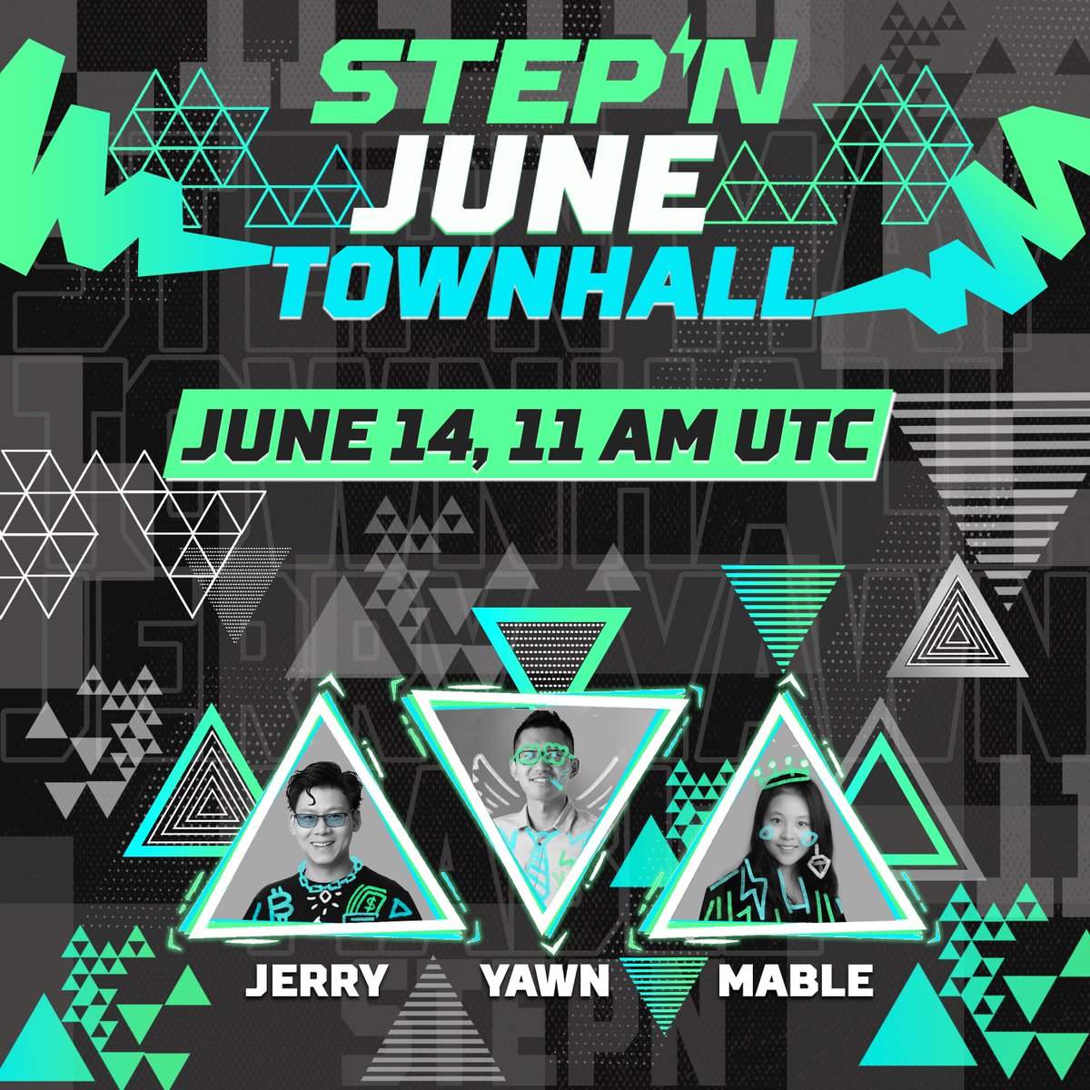3 Hours to Go!
#STEPN Townhall June