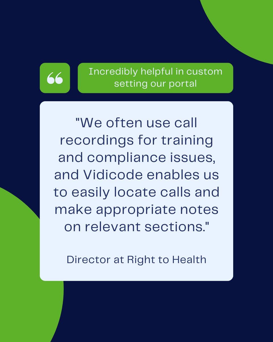 Don't waste valuable time on compliance issues in 2023

Prove 'who said what' with a VidicodeUK Call Recording Solution.

We record calls from any phone system, on-premises, hosted or cloud.

vidicodeuk.com/enterprise-rec…

#UKEarlyHour #FCA #GDPR #PCI