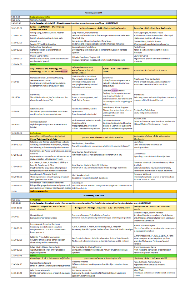 Michela_Russ0's tweet photo. The program for the 53rd Linguistic Symposium on Romance Languages, to be held in #Paris from 27 to 30 June, is now online #LSRL - @CNRS @Inalco:
https://t.co/oTkWAhvqNE https://t.co/qENpfcBGlu