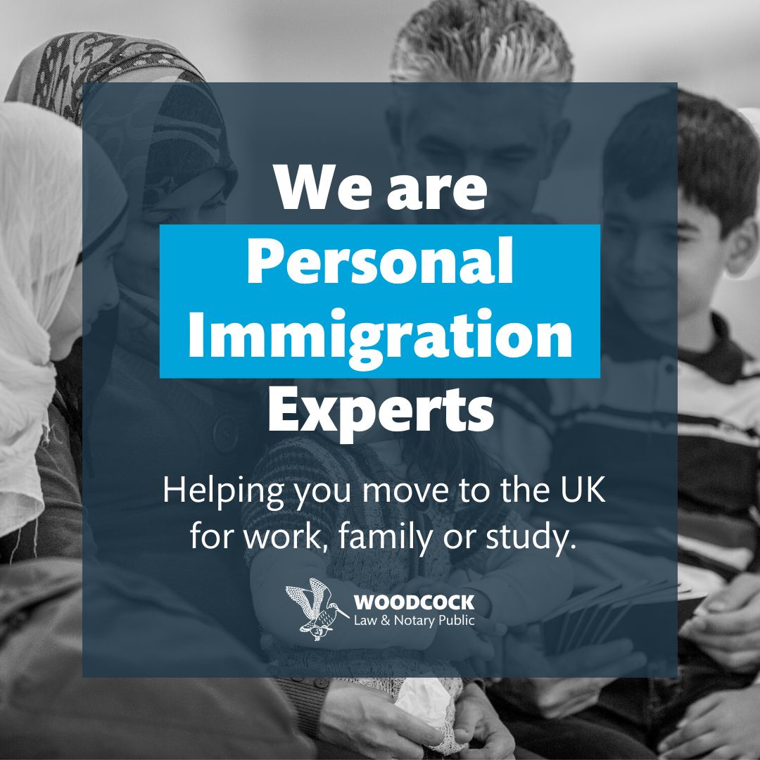 We are experts at helping you move to the UK on personal Visas. We offer various services to help you obtain the correct UK visa for your situation.

Get in contact today for your FREE 10-minute consultation.

#personalimmigration #ukimmigration #familyimmigration#studentvisa